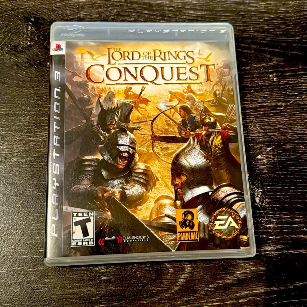 Vintage/Retro The Lord of the Rings Conquest PS3 game